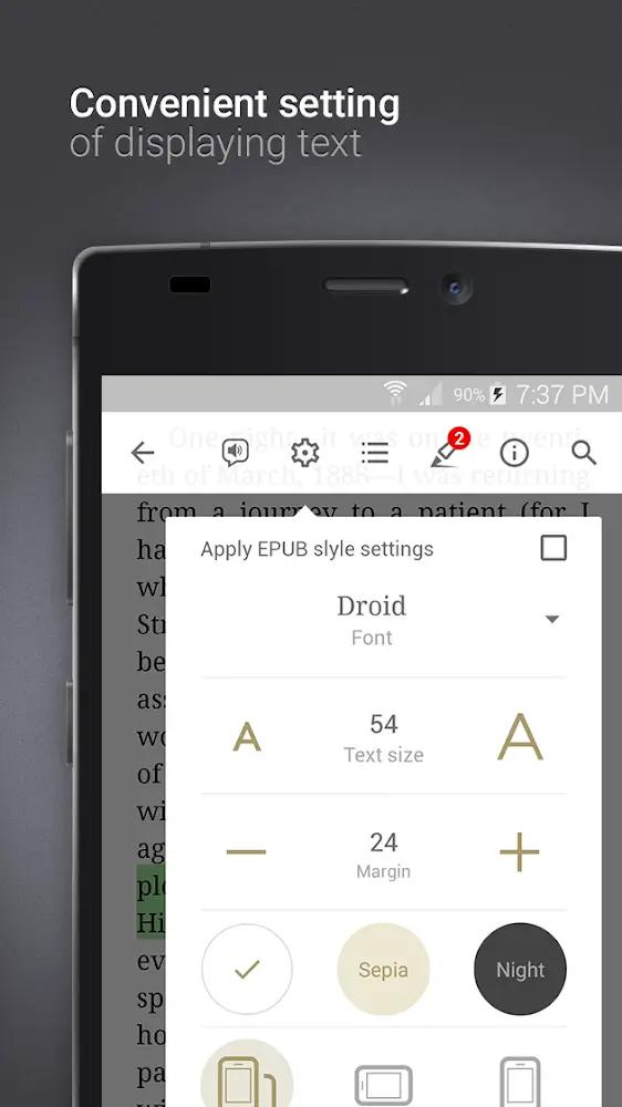 eReader Prestigio Screenshot 4