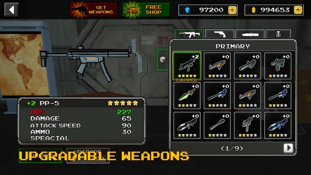 Pixel Z Gunner 3D Screenshot 2
