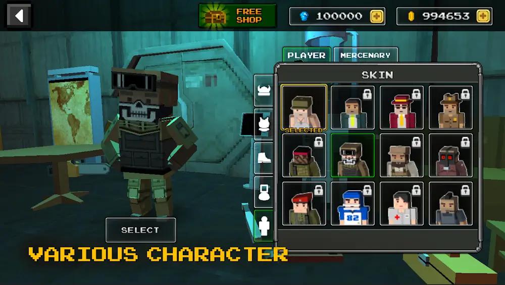 Pixel Z Gunner 3D Screenshot 3