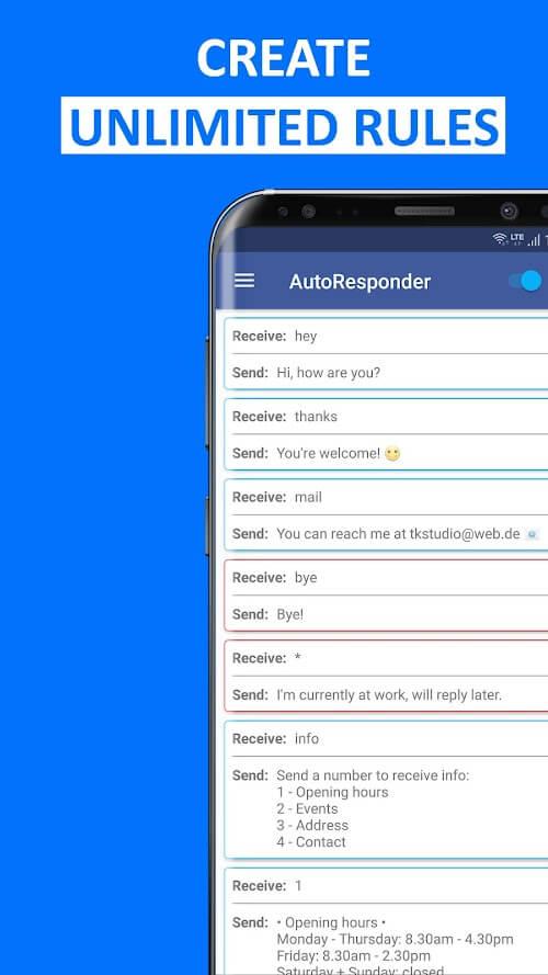 AutoResponder for FB Messenger Screenshot 3