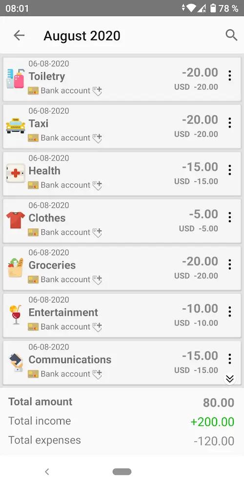Money Manager: Expense Tracker Screenshot 2