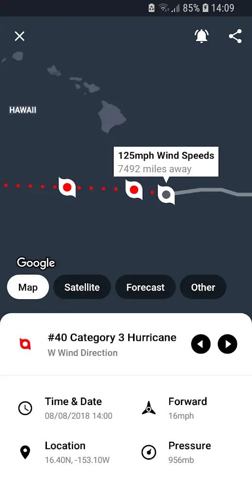 My Hurricane Tracker Pro Screenshot 1