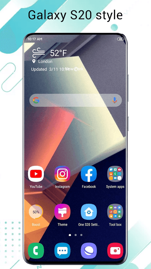 One S25 Launcher Screenshot 1