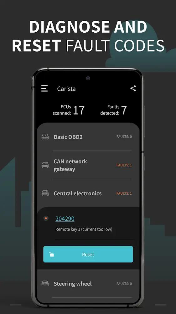 Carista OBD2 Screenshot 1