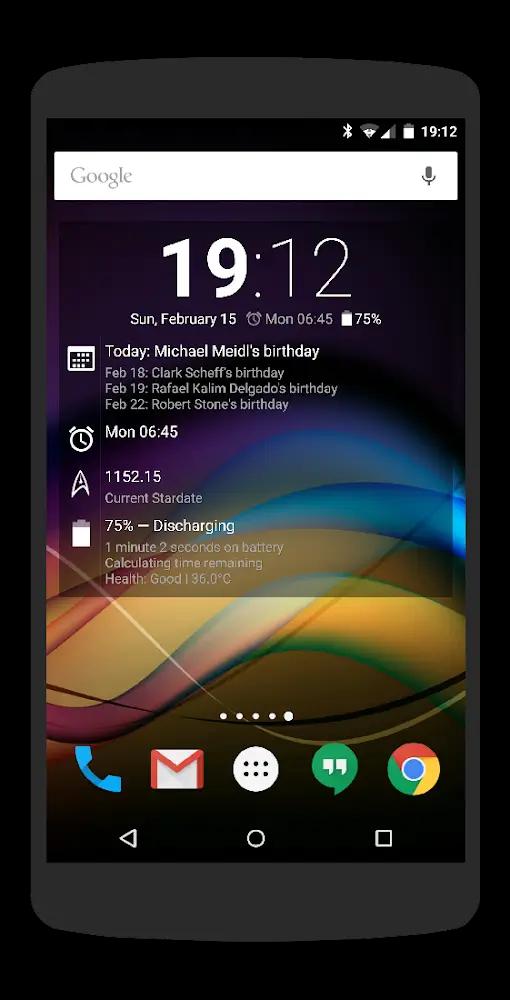 Chronus Information Widgets Screenshot 4