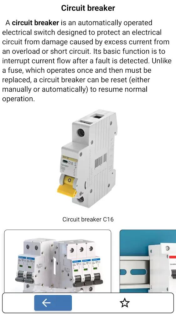 Electricians' Handbook Screenshot 2