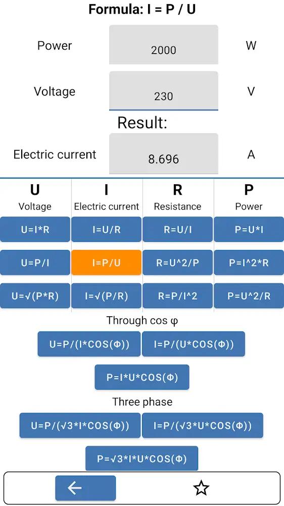 Electricians' Handbook Screenshot 3