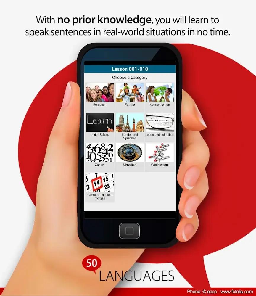 Learn 50 languages Screenshot 2