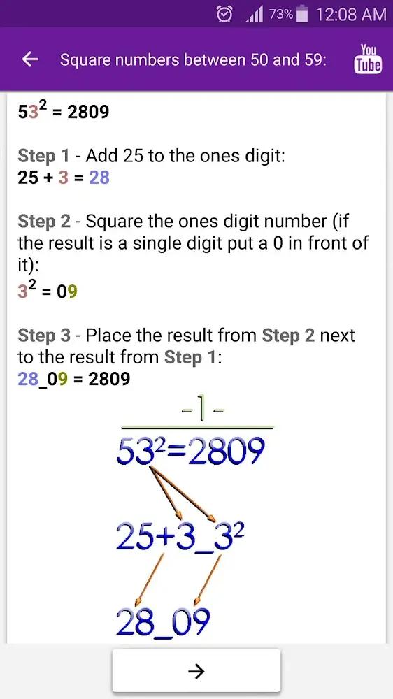 Math Tricks Pro Screenshot 6