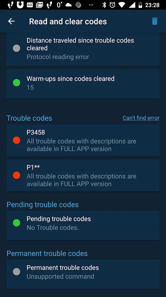 OBD Mary OBD2 Screenshot 3