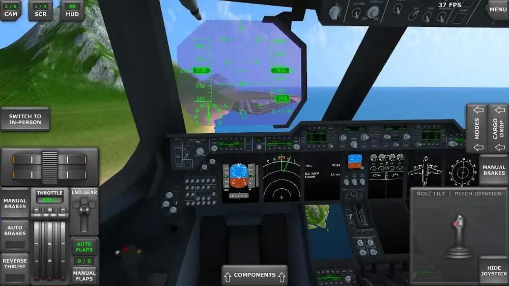 Turboprop Flight Simulator 3D Screenshot 3