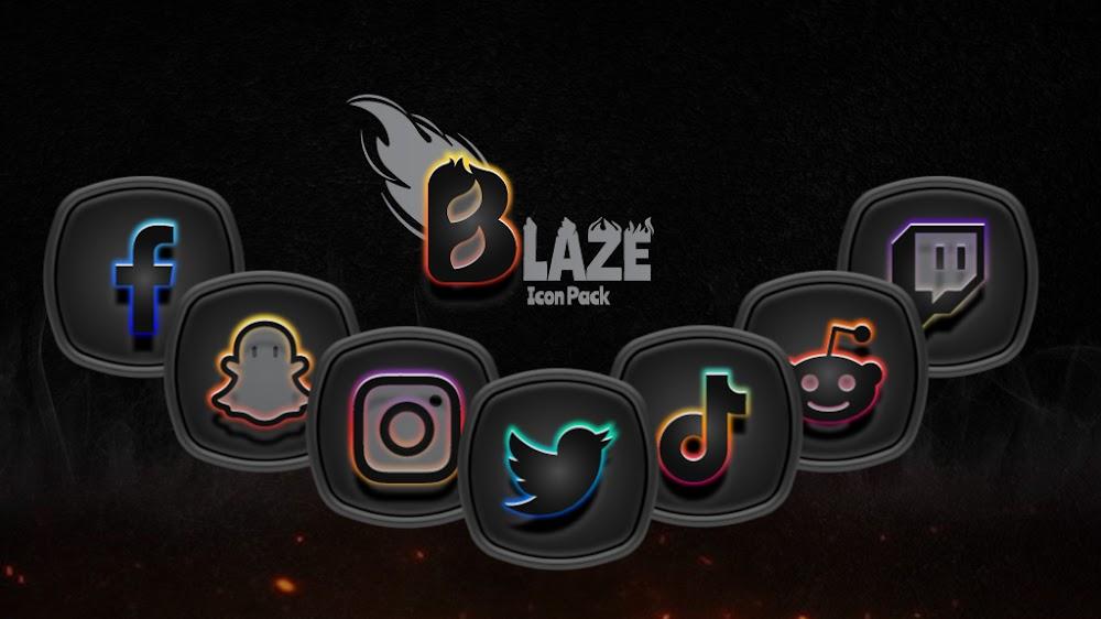 Blaze Dark Icon Pack Screenshot 2