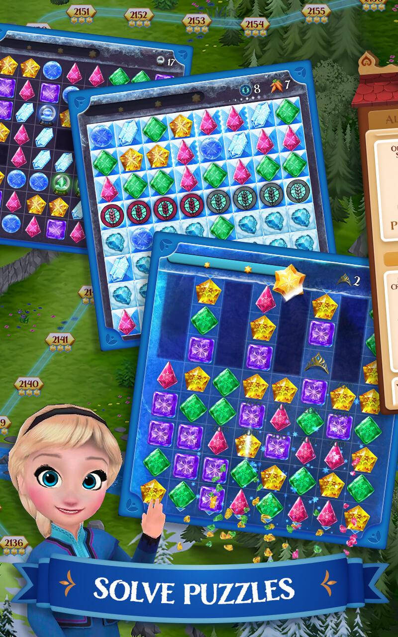 Disney Frozen Free Fall Screenshot 1