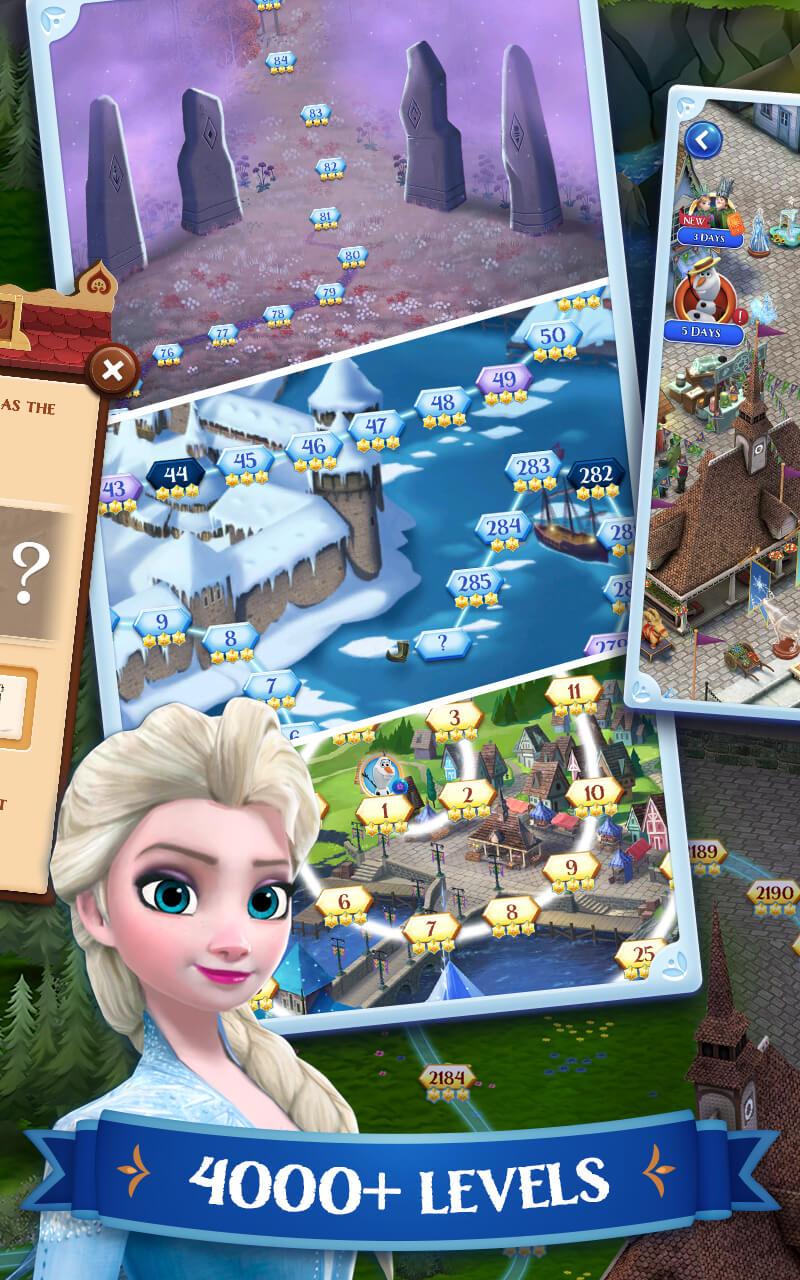 Disney Frozen Free Fall Screenshot 3
