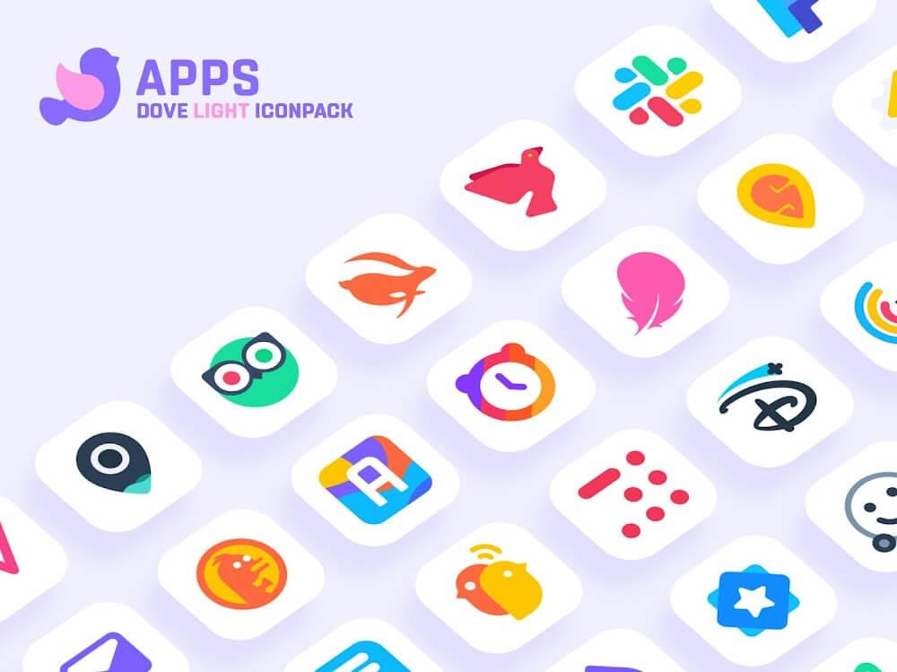 Dove Light Icon Pack Screenshot 5