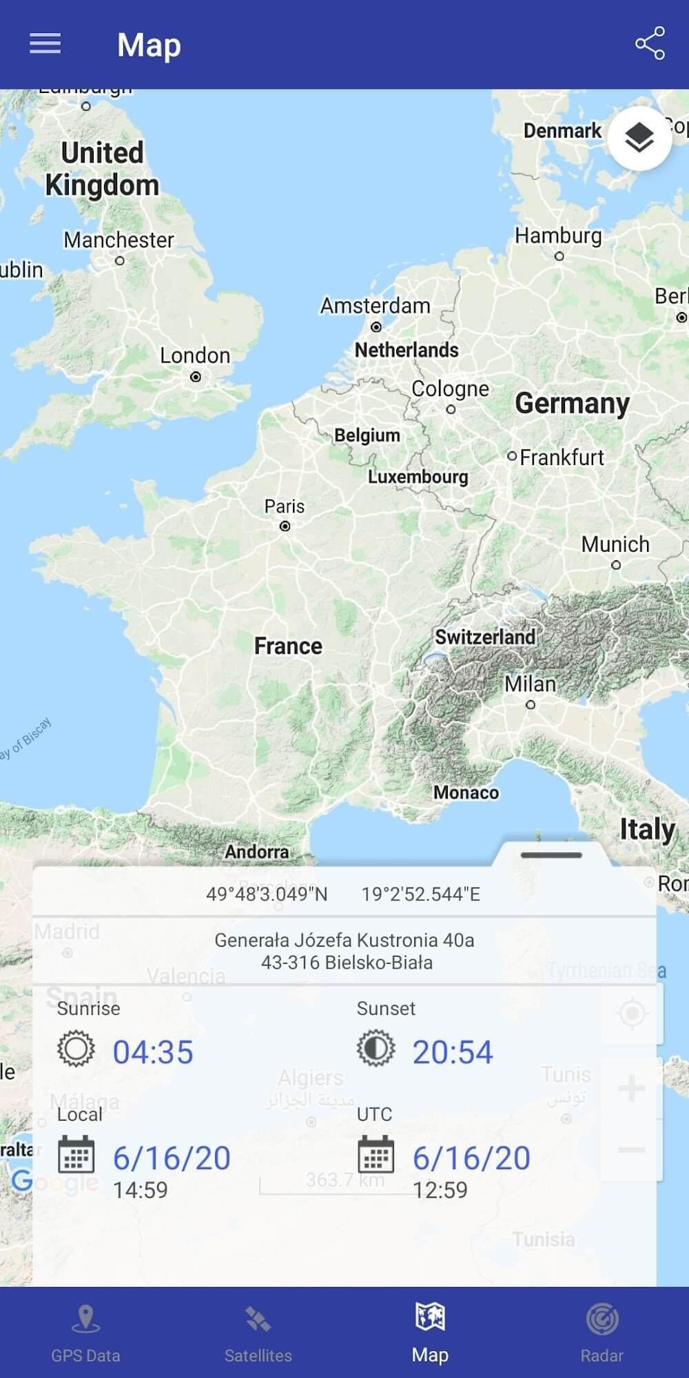 GPS Data Screenshot 4