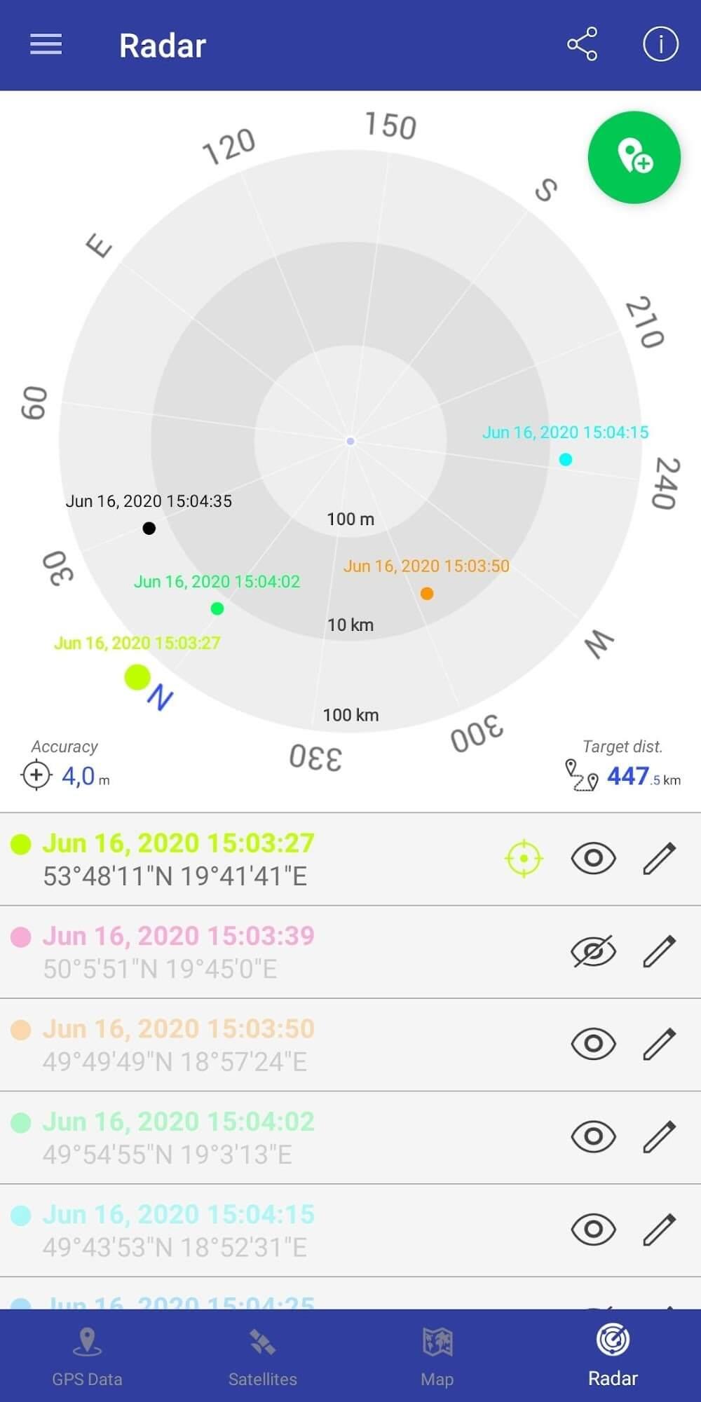 GPS Data Screenshot 6