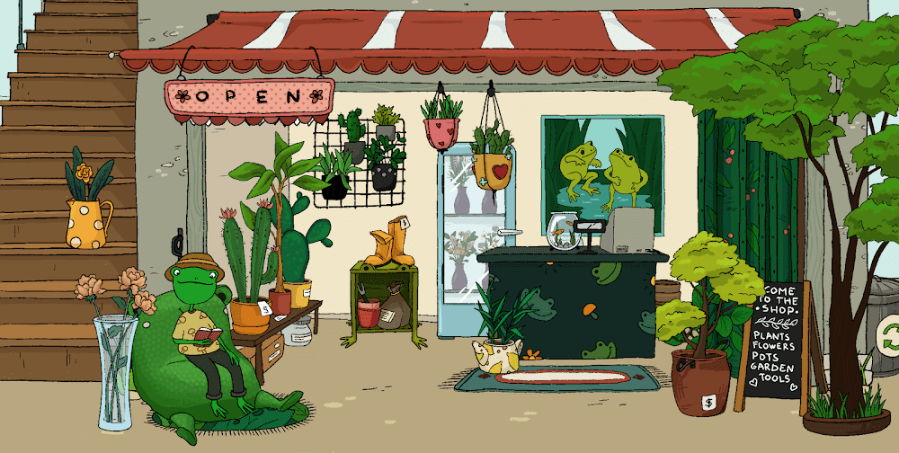 Frog Lulu Flower Garden Screenshot 1