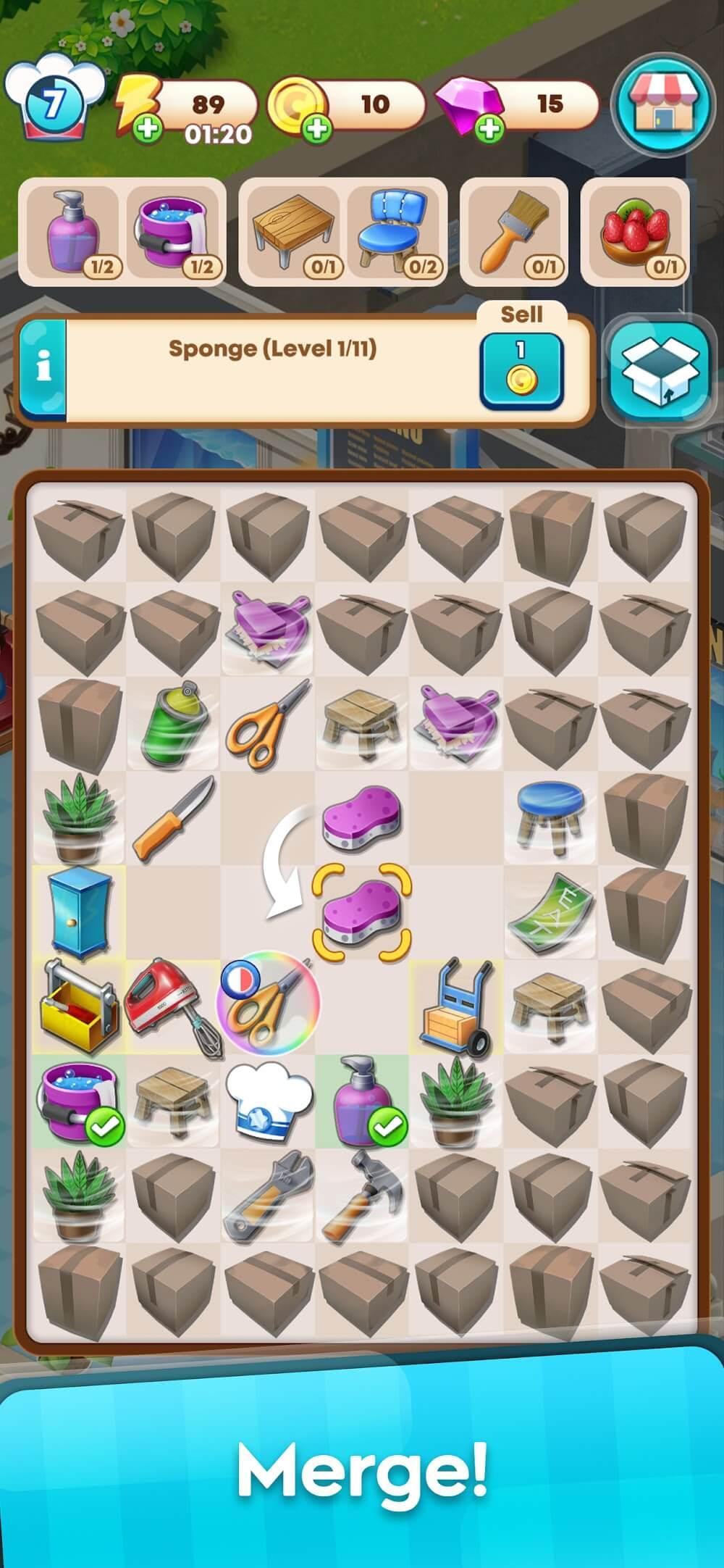 Merge Restaurant Screenshot 1