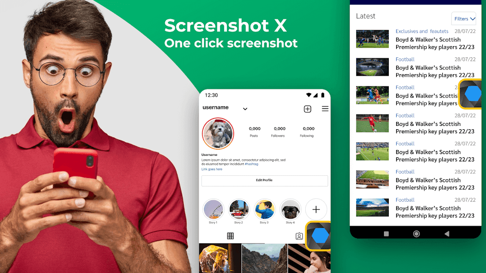 Screenshot X Screenshot 1