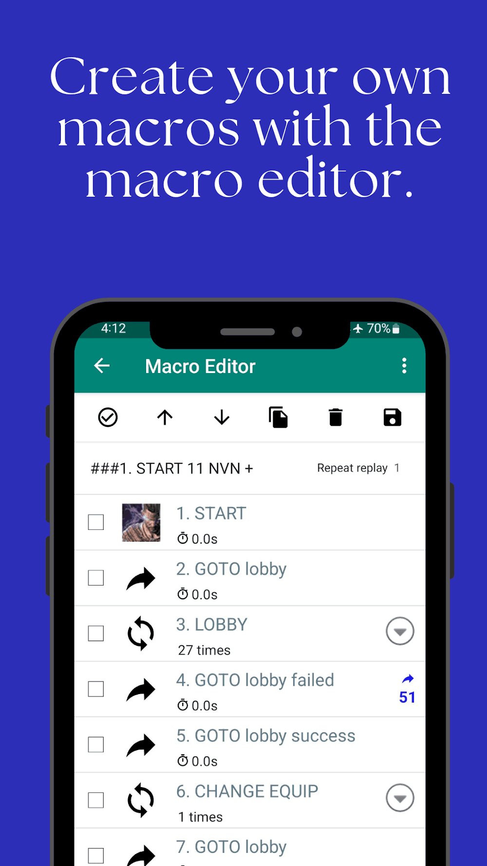 Touch Macro Pro Screenshot 2