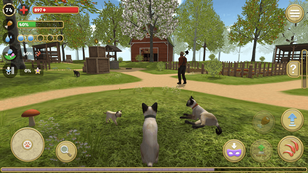 Cat Simulator: Kitties Family Screenshot 1