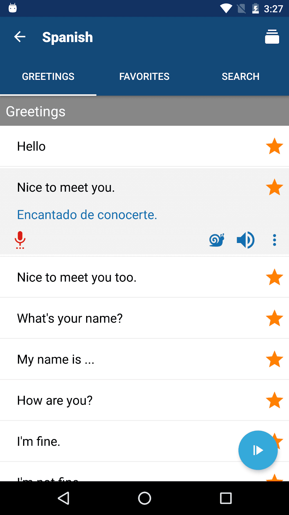 Travel Phrasebook Screenshot 3