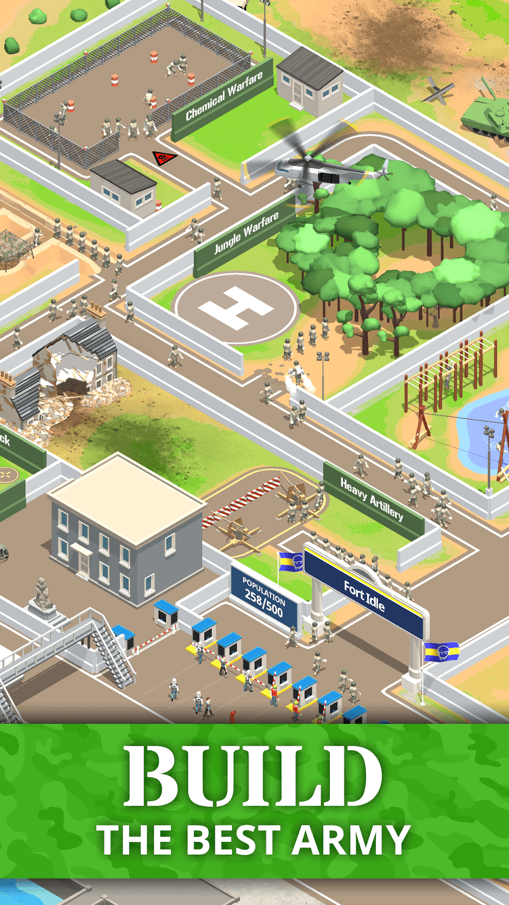 Idle Army Base Screenshot 1