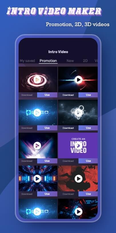 Intro video maker Screenshot 1