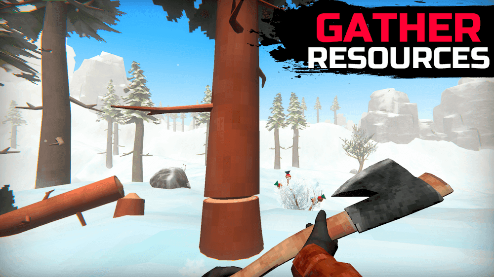 WinterCraft: Survival Forest Screenshot 1