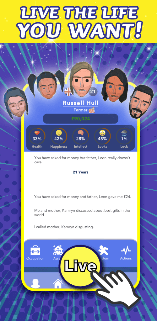 Enclaver: Human Life Simulator Screenshot 1