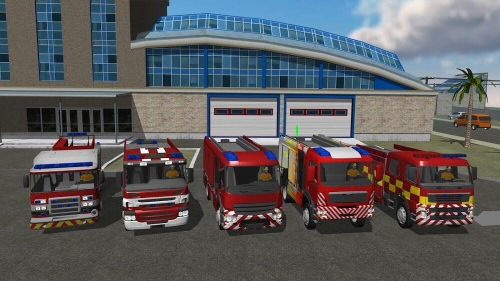 Fire Engine Simulator Screenshot 1
