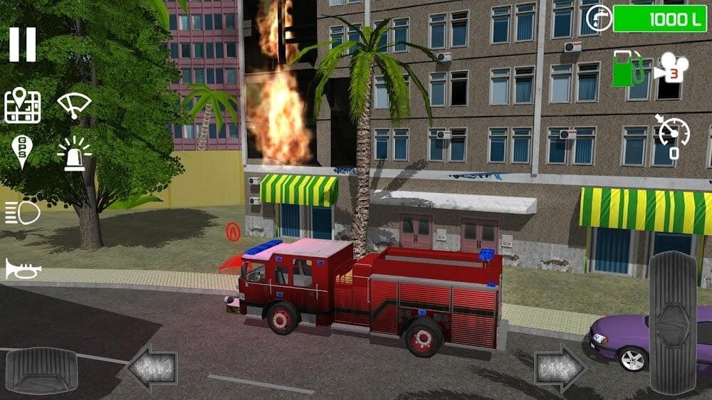 Fire Engine Simulator Screenshot 2