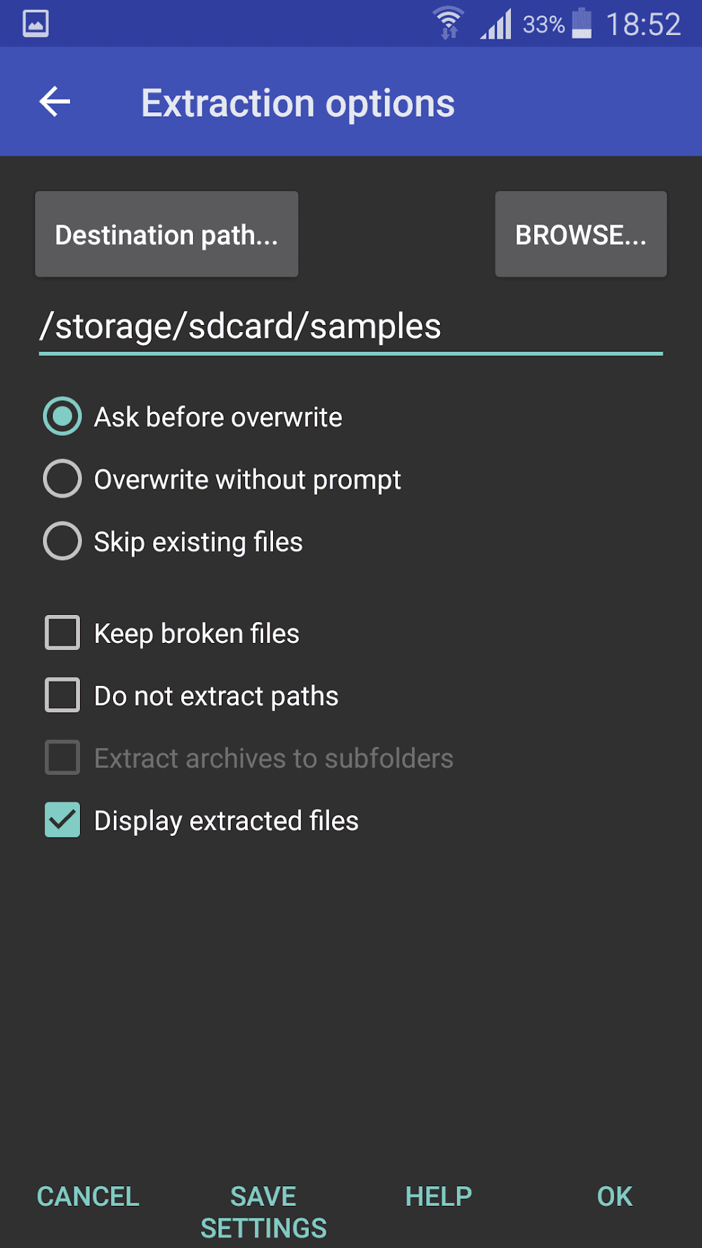 RAR Screenshot 5