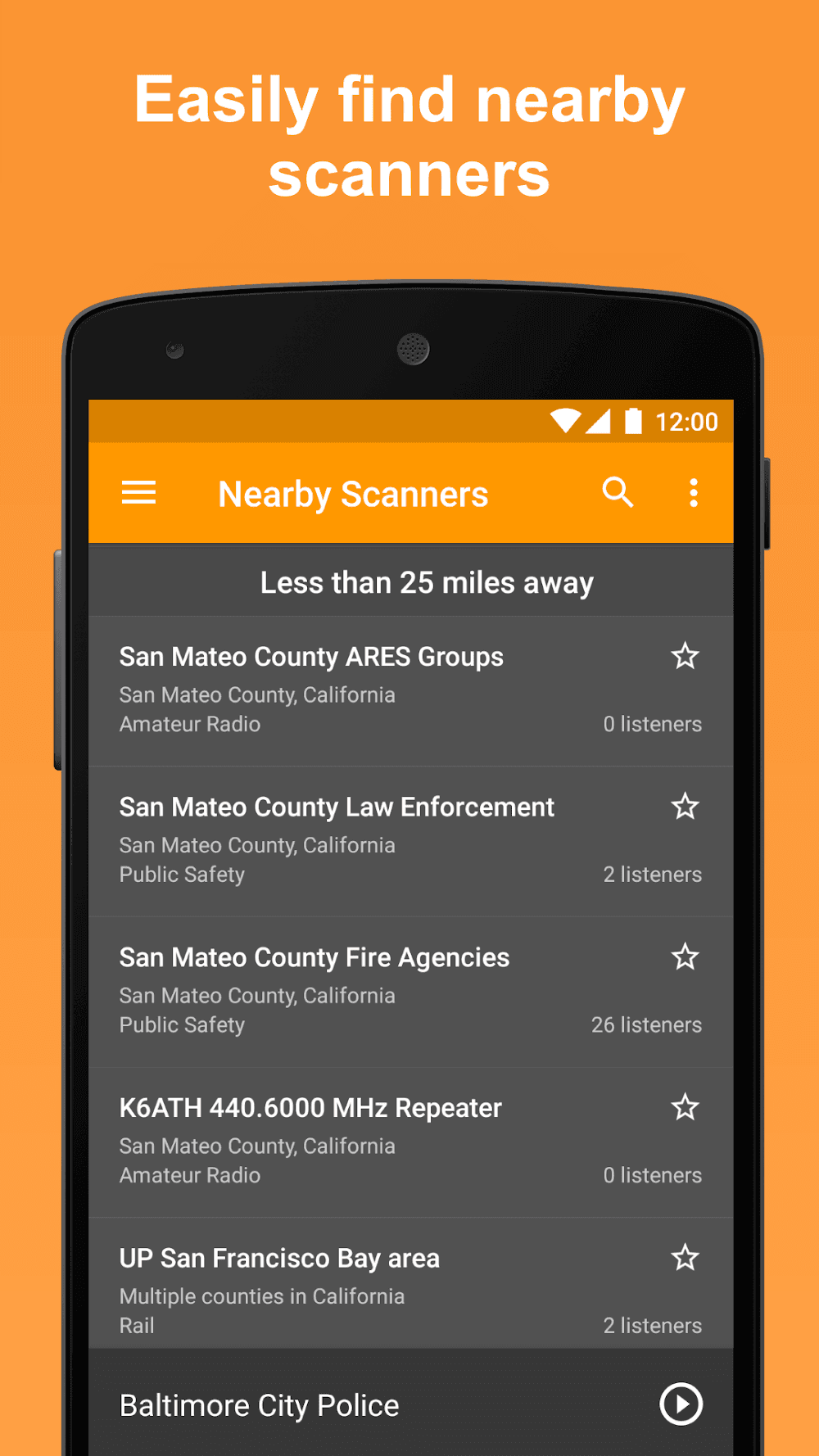 Scanner Radio - Police Scanner Screenshot 2