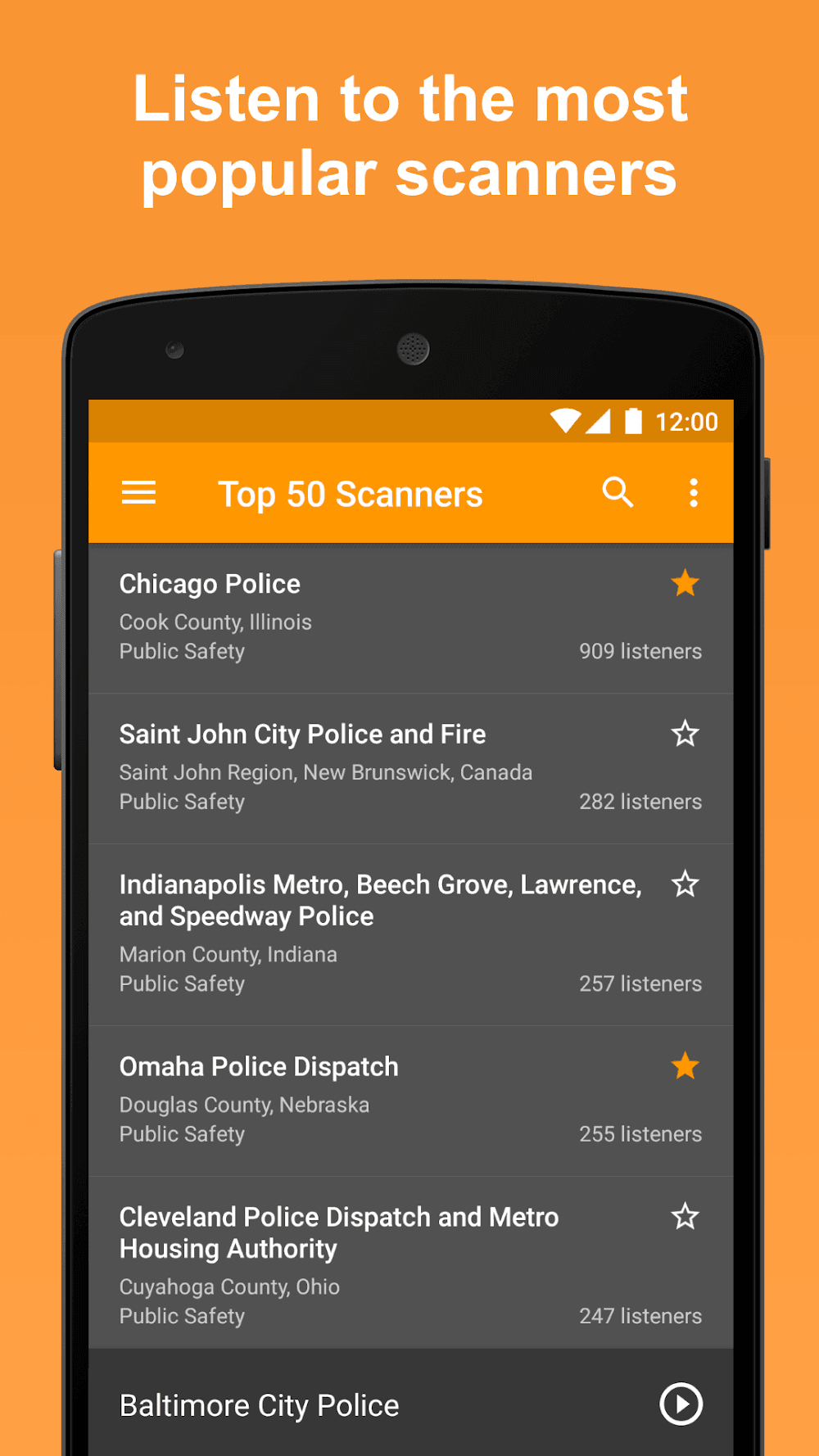 Scanner Radio - Police Scanner Screenshot 3