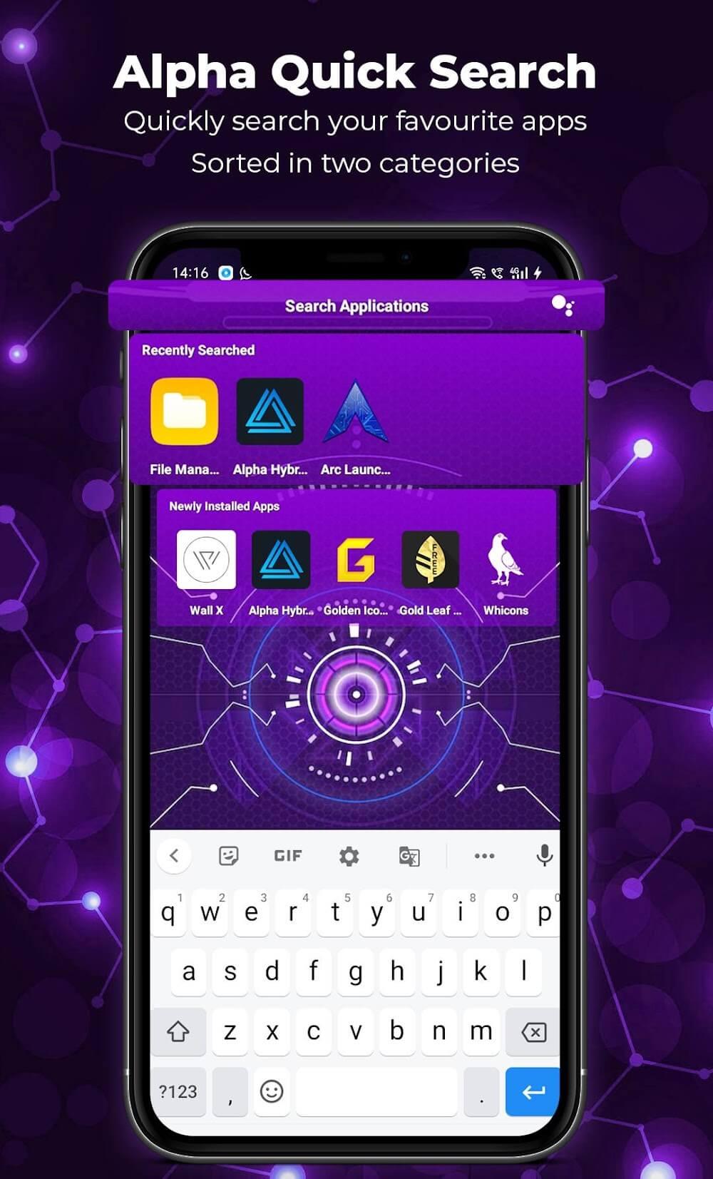 Alpha Hybrid Launcher Screenshot 2