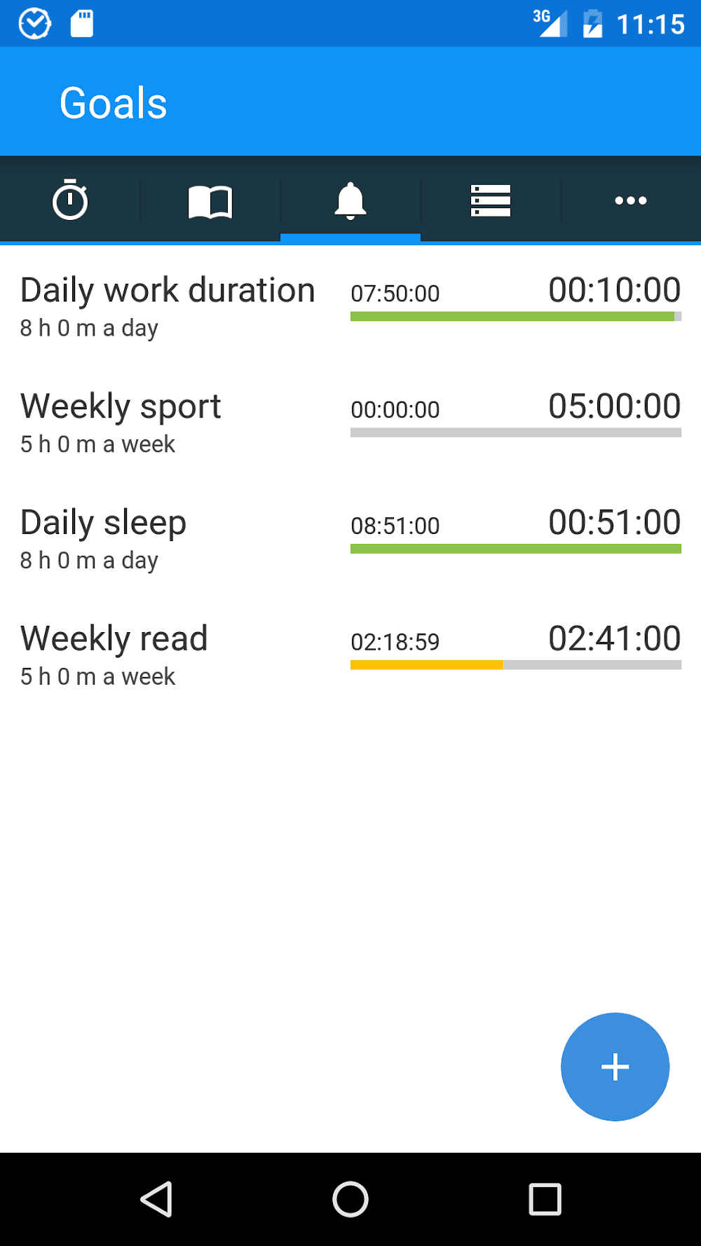 aTimeLogger Screenshot 4