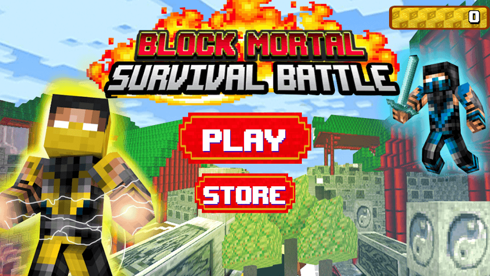 Block Mortal Survival Battle Screenshot 1