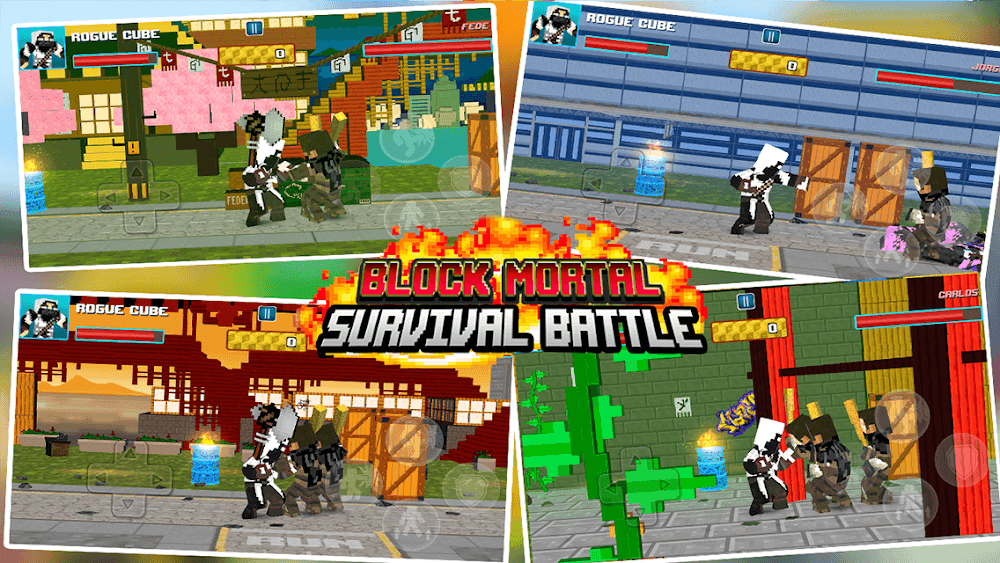Block Mortal Survival Battle Screenshot 2