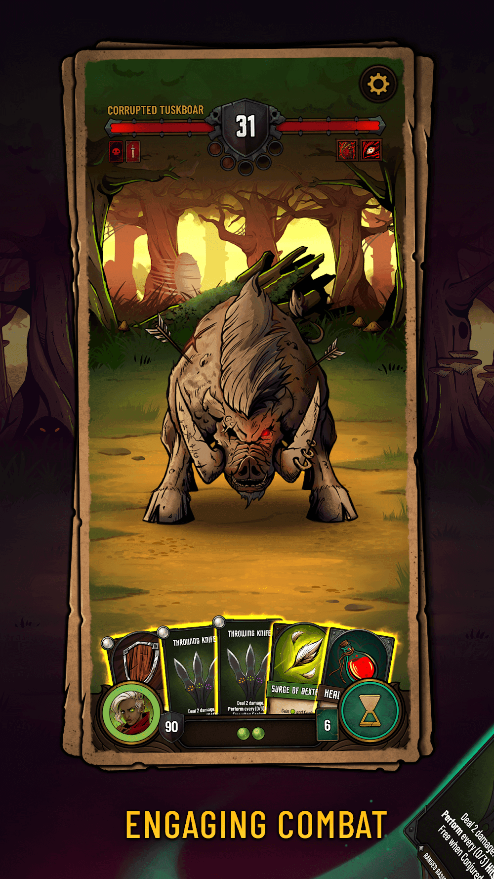 Dawncaster: Deckbuilding RPG Screenshot 5