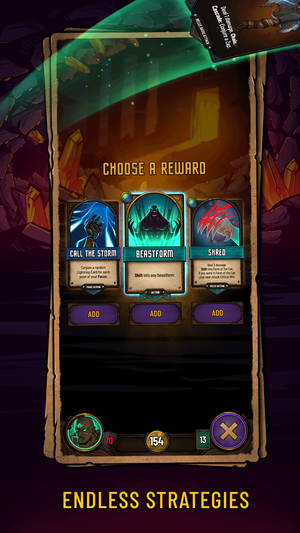 Dawncaster: Deckbuilding RPG Screenshot 3