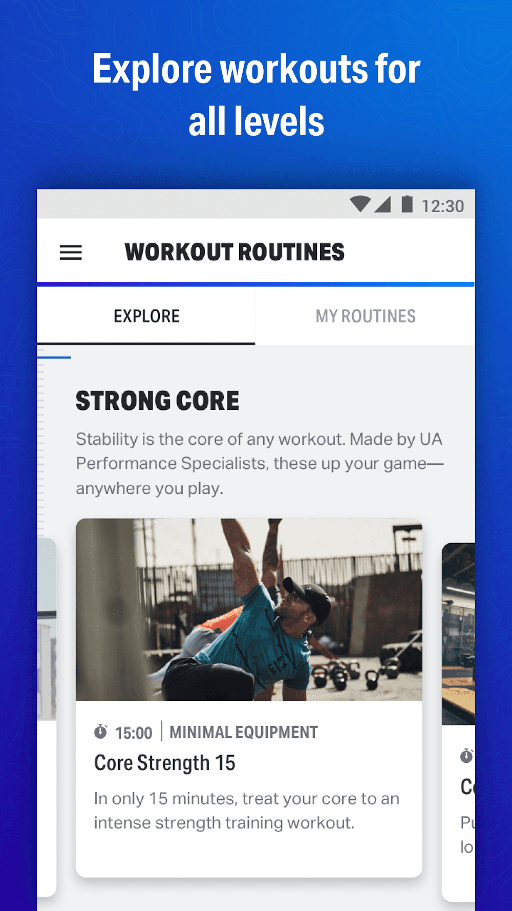 Map My Fitness Screenshot 1