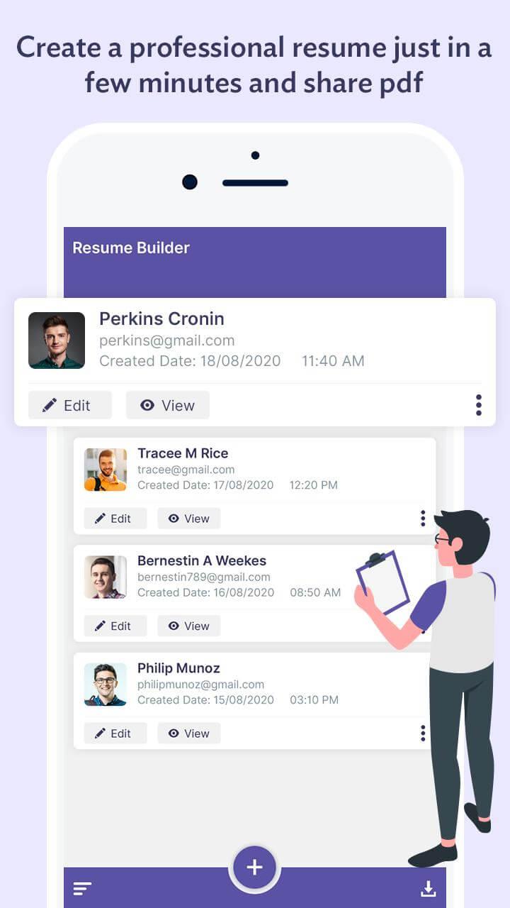 Professional Resume Builder Screenshot 3