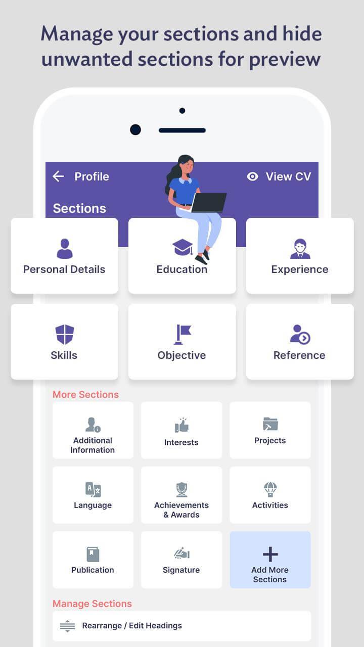 Professional Resume Builder Screenshot 4