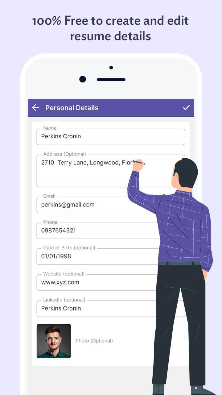 Professional Resume Builder Screenshot 5