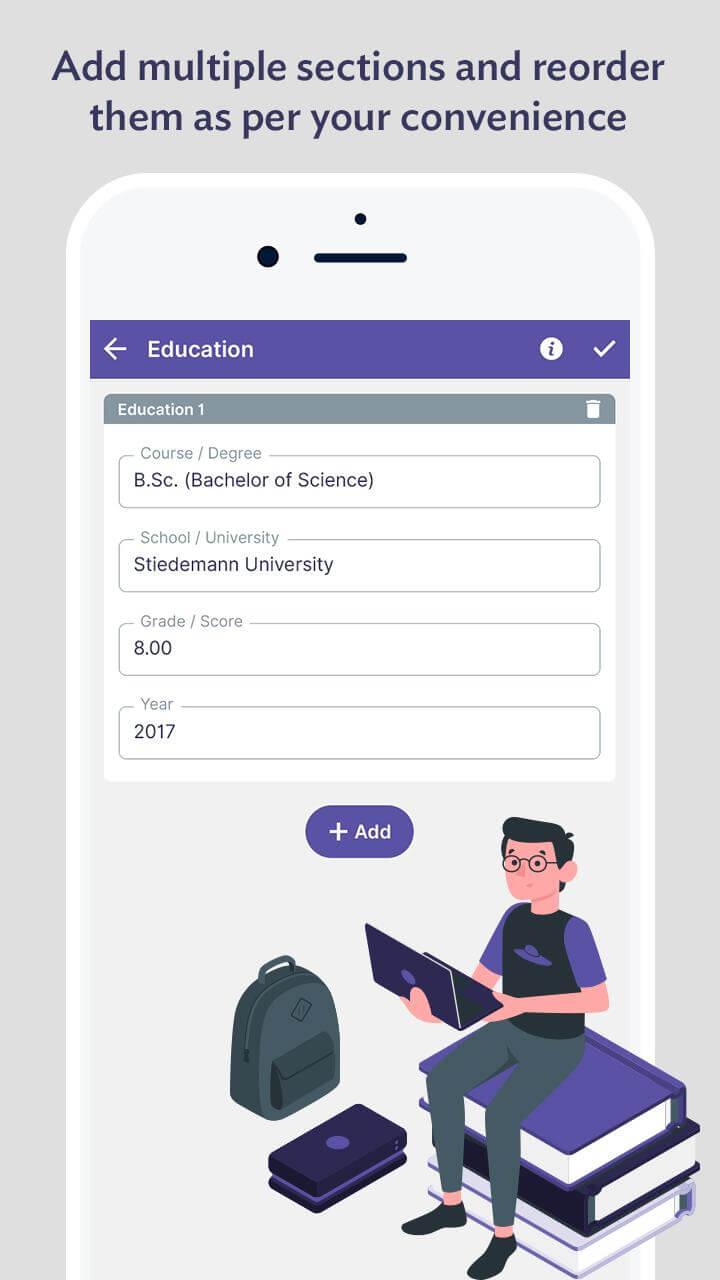 Professional Resume Builder Screenshot 6