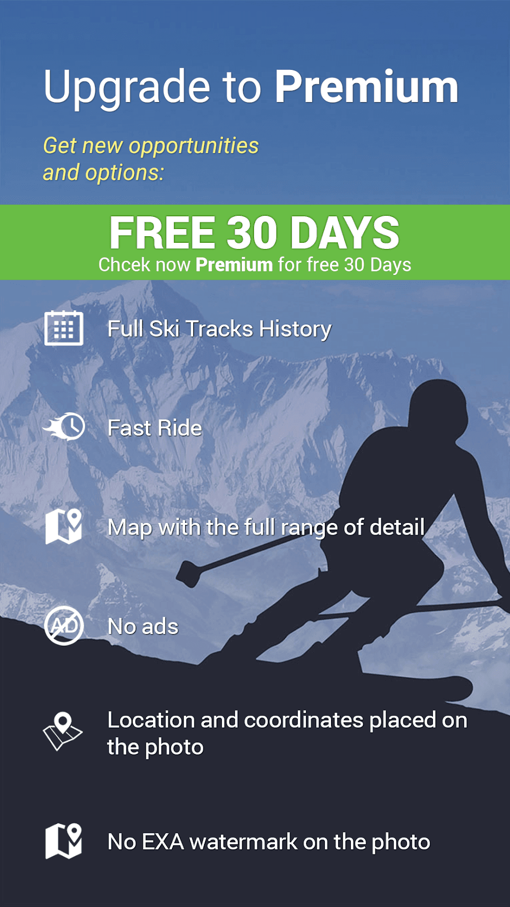 Ski Tracker Screenshot 2