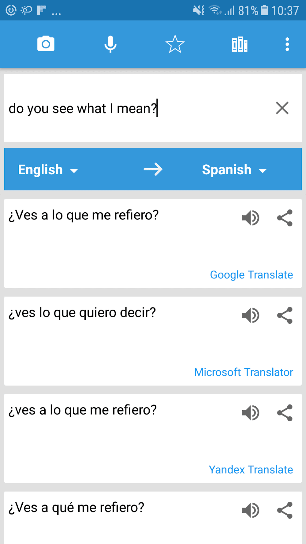 Translate Box Screenshot 1