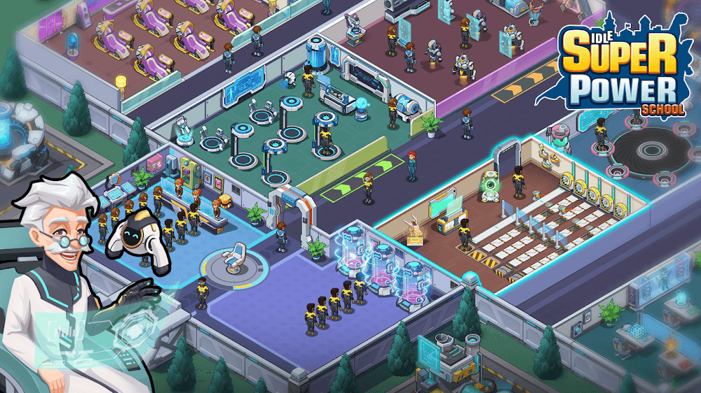 Idle Superpower School Screenshot 2